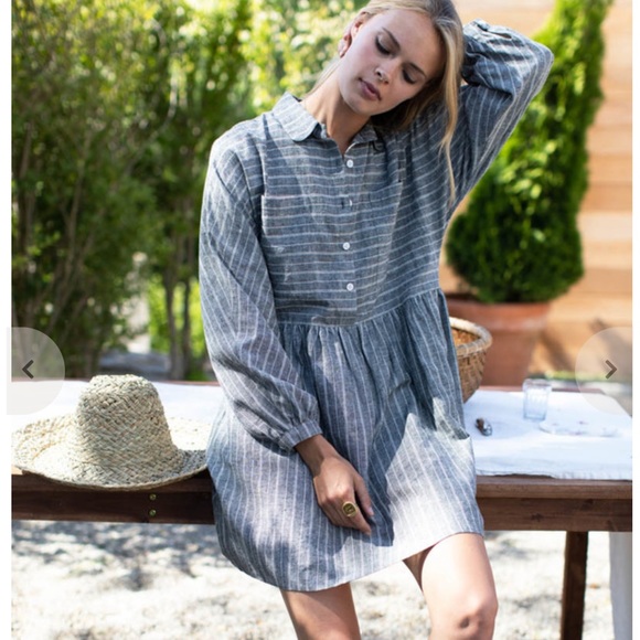 NWT Emerson Fry Medium Selma Long sleeve Mini Dress sezane Anthropologie Dawn - Picture 5 of 10